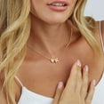 thumbnail image 4 of IEFSHINY Initial Heart Necklace for Women Cubic Zirconia Initial Necklace Dainty Gold Jewelry Gifts for Women, 4 of 7