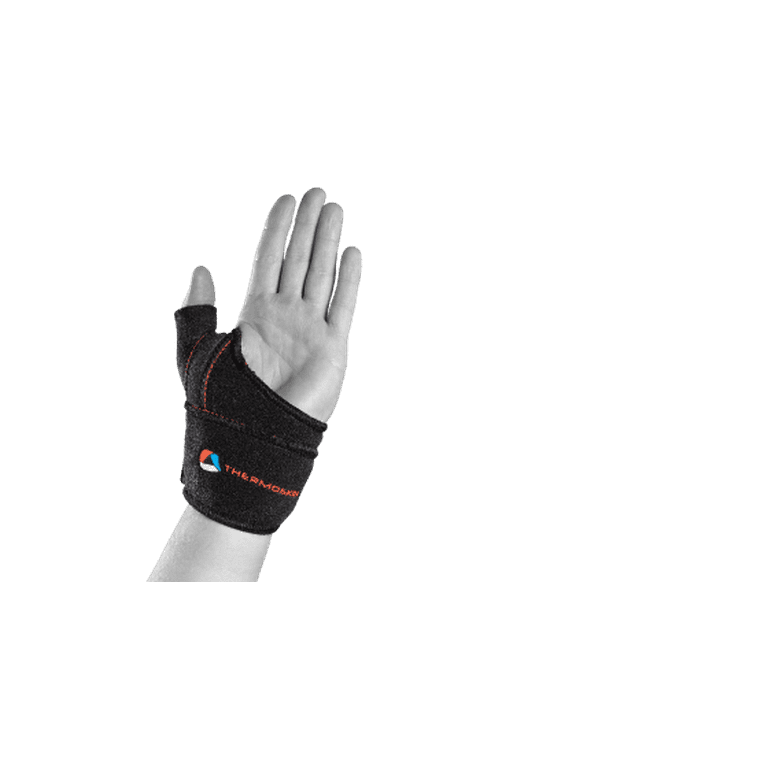 Thermoskin Sports Thumb Adjustable, Black, Right, Small