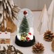 thumbnail image 5 of Adorno LED para árbol de Navidad | Mini árbol de Navidad decorativo luminoso de sobremesa | Cúpula única de bola de nieve iluminada | Decoración de mesa de invierno para casas de vacaciones - 1 pieza, 5 of 6