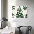 thumbnail image 4 of Christmas tree snow pattern Canvas Ready to Hang Living Room Bedroom Home Office Wall Decor Canvas Wall Art, 4 of 6