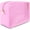Light Pink, variant on Clear Large Makeup Bag Travel Cosmetic Pouch TSA-Approved Transparent Toiletry Organizer Storage Case (White)