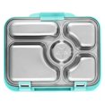 thumbnail image 3 of Yumbox Presto 5-Compartment Stainless Steel Leakproof Bento Box - Tulum Blue, 3 of 5
