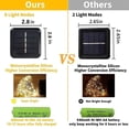 thumbnail image 4 of Guirnalda de luces Dazzle Bright 240 LED solares 24 m Paquete de 2 morado, 4 of 7