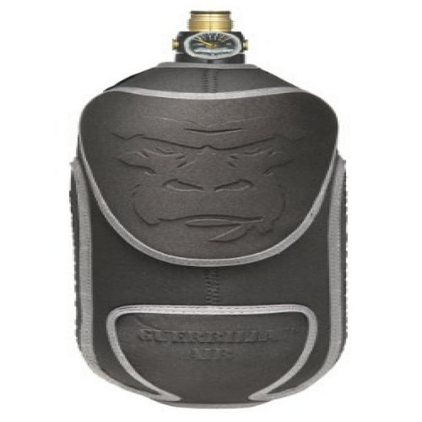 Guerrilla Air Paintball Tank Cover Black 100ci