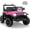 Pink, variant on Xuanlur 12V Ride on Electric Truck Car for Kids, Kids Electric Vehicles w/Remote Control, Bluetooth Music, Horn, 3 Speeds, 3.5 Mph Max Speed, Soft Start, Ride on Car Toy for Toddler Kid (Black)