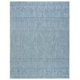 thumbnail image 2 of Safavieh Courtyard Collection Gray, Blue Geometric Power Loomed Outdoor Rugs 8' x 10', Water-Resistant, 2 of 14