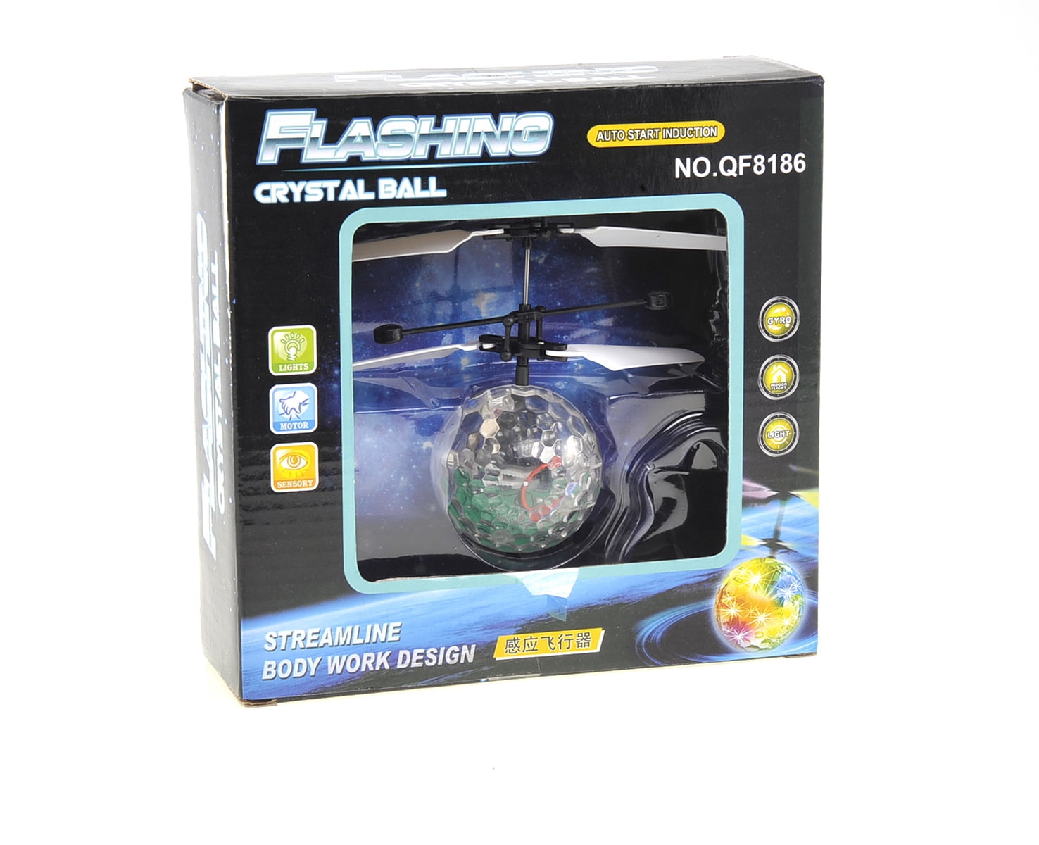 COLORFUL FLYING BALL Drone Helicopter ,Watch your friends and family be amazed how beautiful the drone is when lit up