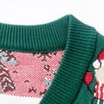 thumbnail image 6 of Toddler Santa Knit Cardigan Sweater Coat Boys Kids Cozy Soft Warm Holiday Party, 6 of 9