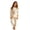 Beige, variant on Baby Girl Pajamas 2 Piece Halloween Stylish Print Crew Neck Long Sleeve Top And Trousers Homewear Pjs for Girls Size 3-4 Years
