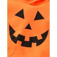 thumbnail image 6 of Little kids Toddler Baby Boy Girl Halloween Pumpkin Sweatshirt Long Sleeve Pullover Hooded Tops Shirt Tee Fall Clothes, 6 of 8