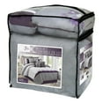 thumbnail image 3 of Safdie & Co. 7-piece Adina Premium Microfiber Double Comforter Set in Purple, 3 of 3