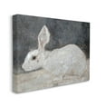 thumbnail image 3 of White Rabbit Bunny Classic Animals & Insects Painting Gallery Wrapped Canvas Print Wall Art, 3 of 7