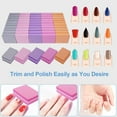 thumbnail image 2 of Nail Buffers (50 Pack), Mini Buffer Block Nail File for Acrylic Nails and Natural Nails, 100/180 Grit Nail Buffer Block Bulk Buffing Blocks for Nail Buff Professional Manicure File Blocks Set Pink, 2 of 7