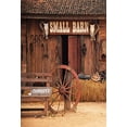 thumbnail image 2 of EREHome Polyester Fabric 5x7ft Backdrop Photography Background Shabby Small Barn Tools Wheel Cowboy Backdrop Western Retro Rustic House Cowboy Farm Photo Booth Studio Props, 2 of 2