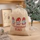 thumbnail image 2 of Bolsa de regalo de Navidad con cordón, multiusos, gran capacidad, para guardar juguetes, 2 of 5