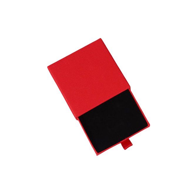 Billuyoard Joyero de cartón portátil de Color sólido a prueba de golpes reemplazo oreja Stud collar anillo colgante caja de almacenamiento Almacenamiento y organización del hogar Rojo 6x6x1.7cm Billuyoard HA075597-36