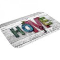 thumbnail image 1 of Modern Printed Flannel Area Rug 3D HOME Letter Printed Room Area Rug Floor Carpet For Living Room Bedroom Home Decorative Pad, 1 of 6