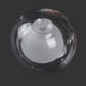 thumbnail image 1 of Lámpara de globo de cristal minimalista, lámpara de techo, lámpara de cocina, cubierta de pantalla para de noche, luz de lectura, luz colgante, , 80mm, 1 of 8