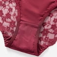 thumbnail image 4 of YueHuiYing Women's Lace Lingerie Sexy Floral Lace Panties Mesh Low-Rise & High-Waist Panties, 4 of 7