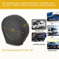 thumbnail image 3 of 4 uds. cubiertas de rueda Rv 190t impermeable Uv Sun Tough Protector de neumático Afortunado Sencillez, 3 of 4