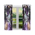 thumbnail image 2 of BSDHOME Funny Mice and Spacecraft Galaxy Window Curtain Kitchen Curtain 26x39 inches (Two Pieces), 2 of 3