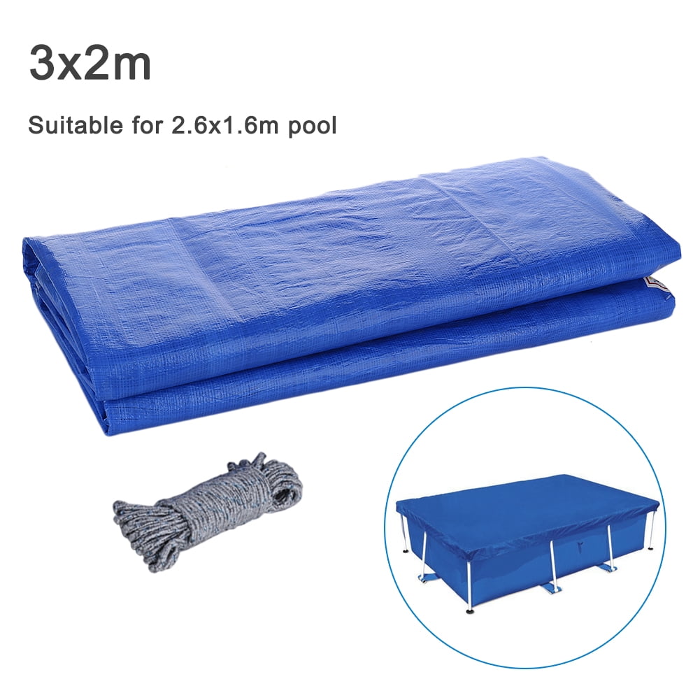 2020 Rectangular Swimming Pool Cover UV-resistant Waterproof Dust Cover Durable