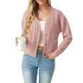 thumbnail image 2 of Cueply Womens Cardigan Sweaters Lightweight V Neck Long Sleeve Outfits with Pokets Fall Fashion Tops 2025 Clothing, 2 of 5