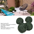 thumbnail image 3 of Faux Boxwood Ball, 18.9 Inch 2PCS Artificial Plant Topiary Ball  for Garden, 3 of 7