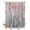 Light Gray Peach Pink, variant on Split Shower Curtain for Transfer Bench, Pink Teal Forest Fabric Shower Curtains for Bathroom, Modern Oil Painting Art Tub Sliding Transfer Bench Waterproof Bath Curtains 72"x72"
