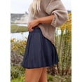thumbnail image 5 of WQD Women’s High Waist Skort with Built-in Shorts Flowy Pleated Skirt Shorts for Casual Wear Travel Walking and Summer Outfits, 5 of 5