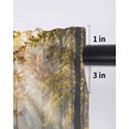 thumbnail image 6 of Forest Deer Sheer Kitchen Tier Curtains 36 Inch Length,Short Curtains for Small Windows Cafe,Modern Country Trees Branch Elk Landscape Rod Pocket Voile Half Window Treatments 27.5"x36" 2 Panels, 6 of 7
