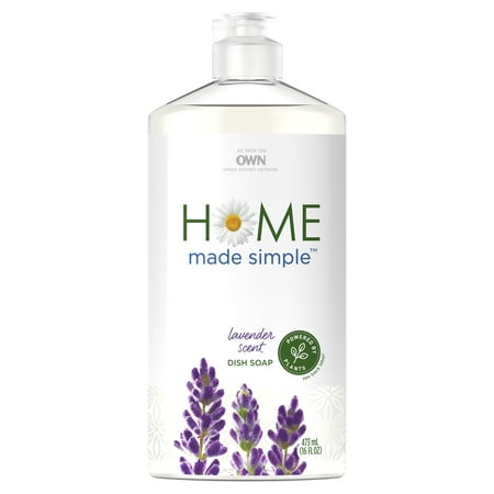 Home Made Simple Liquid Dish Soap, Lavender Scent, 16 Fl Oz