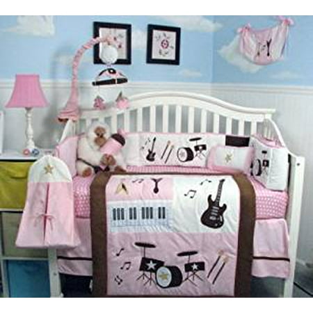 Soho Baby Princess Rock Band Complete Nursery Bedding Set Soho Baby Princess Rock Band Complete Nursery Bedding Set