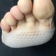 thumbnail image 3 of 6 pares de almohadillas de silicona para los pies, plantillas, calcetines, mangas metatarsales, calzado deportivo para Blanco, 3 of 9