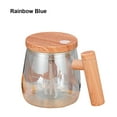 thumbnail image 4 of Bearachild Taza mezcladora con botella exprimible, elegante, ligera y duradera, idea de regalo, taza mezcladora eléctrica de alta velocidad Teteras azul iridiscente, 4 of 6