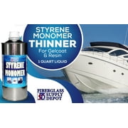 Styrene Monomer Thinner for gelcoat and Resin - Quart