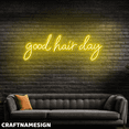 thumbnail image 2 of Craftnamesign Good Hair Day Neon Light, Hair Salon Wall Sign, Beauty Salon Wall Art, 2 of 5