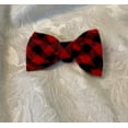 thumbnail image 2 of Black/Off White Buffalo Bow Tie, 2 of 3