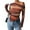 Floral Brown, variant on PRETTYGARDEN Womens Fall Trendy Off Shoulder Y2k Tops Tie Dye Mesh Long Sleeve Shirts Asymmetrical Ruched Floral Blouse