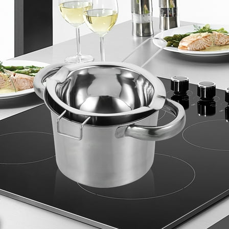 LEORX Stainless Steel Double Boiler Pot Double Boiler Pot 1 Set