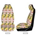 thumbnail image 2 of Summer Lemon Red Buffalo Plaid Car Seat Covers Front Seats Universal Fit for Cars SUV Truck Auto Interior Accessories, 2 of 3