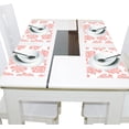 thumbnail image 4 of Ryvnso Placemats Set of 4 Rose Flower Dining Mats Heat-Resistant Non-Slip Washable Table Mat, 4 of 8