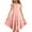 Pink, variant on Glisme Girls Dresses Summer Double Layer Flutter Sleeve Flowy A Line Dress Casual Gradient Midi Dresses Light Blue Sundress Size 6-7 Years
