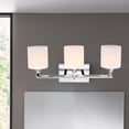 thumbnail image 4 of RADIANCE Goods Contemporary 3 Light Chrome Bath Vanity Fixture 22" Width, 4 of 10