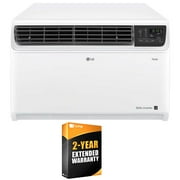 LG 22,000 BTU 230V Dual Inverter Window Air Conditioner (LW2217IVSM) Bundle with 2 Year CPS Enhanced Warranty Pack