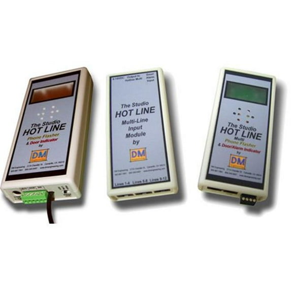 DM Engineering DM-HLMU Multiple Line Phone Flasher with Audible Door-Alert Indicator System