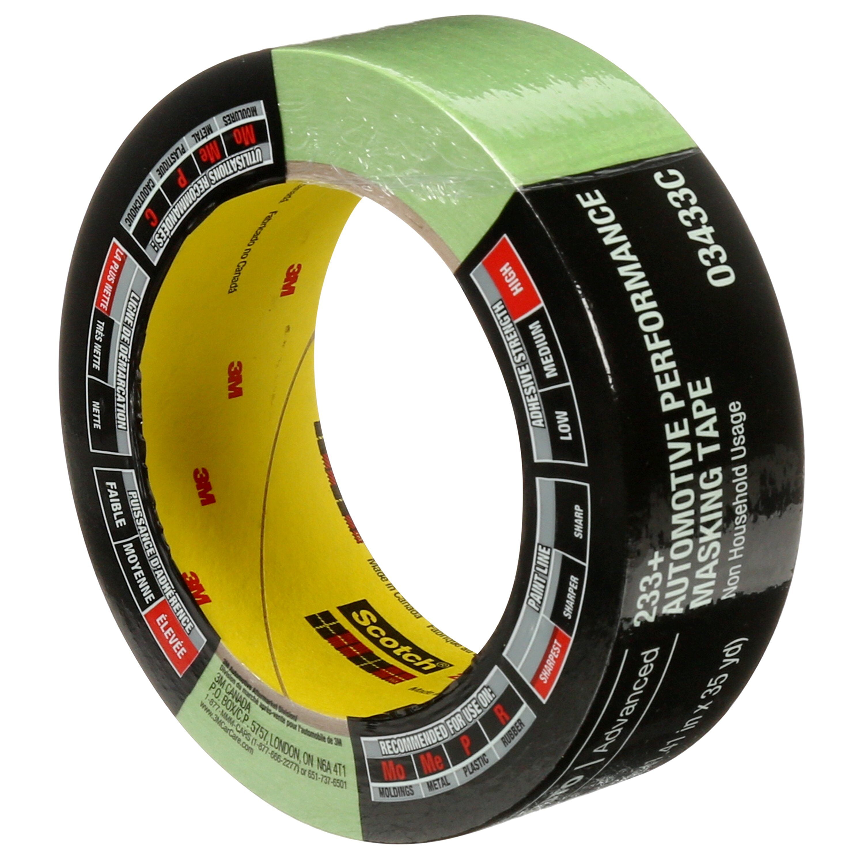 3M Standard Painters Masking Tape, Green - 1-1/2"; x 35 yards (36mm x