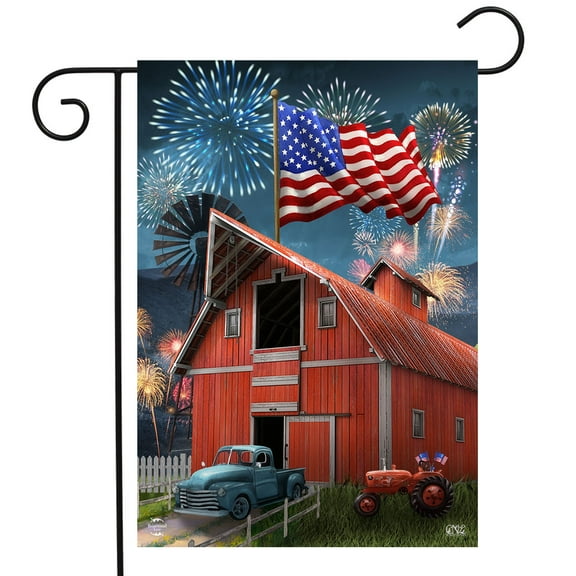 Briarwood Lane American Celebration Barn Garden Flag