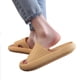 thumbnail image 4 of Pantuflas unisex Luxtrada de EVA súper suaves, de secado rápido y con punta abierta, antideslizantes, color negro, talla S, 4 of 7