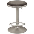 thumbnail image 4 of Meridian Furniture Brody Tabouret Réglable en Velours Gris, 4 of 7